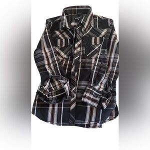 Boys Gioberti Western Style Button Down Shirt